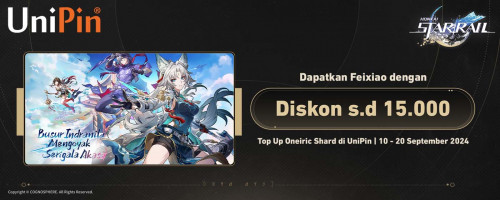 Honkai: Star Rail Versi 2.5 – Top Up #PakeUniPin & Raih Diskon s.d 15.000 Setiap Hari